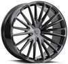 22x9 Blaque Diamond BD-715 Gloss Black (CUSTOM)