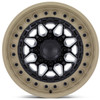 (Clearance - No Returns) 18x9 Black Rhino Alpha Matte Black w/ Sand Lip 8x170 20mm