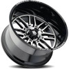 20x10 American Truxx AT1915 Restless Gloss Black Machined 6x5.5/139.7 -25mm