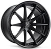 20x9 Rohana RFC10 Matte Black w/ Gloss Black Lip (Flow Formed) 5x112 25mm