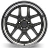 17x8 Ridler 610 Grey w/ Polished Lip 5x5/127 0mm