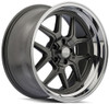 17x8 Ridler 610 Grey w/ Polished Lip 5x4.5/114.3 0mm