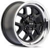 20x10 Ridler 610 Matte Black w/ Polished Lip 5x4.75/120.7 0mm