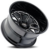20x10 Cali Off-Road Auburn 9117 Gloss Black Milled 8x170 -25mm