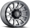 18x9 ICON Compression HD Titanium 8x180 12mm
