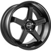 (End of Year Sale) 18x8.5 F1R FC5 Matte Black w/ Gloss Black Lip 5x112 42mm