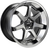 (End of Year Sale) 18x9.5 F1R FC7 Hyper Black w/ Polish Lip 5x4.5/114.3 38mm
