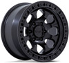 17x8.5 KMC KM550 Riot SBL Satin Black 6x5.5/139.7 10mm