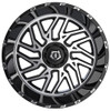 20x12 TIS Off-Road 544MB Gloss Black Machined (* May Require Trimming) 8x6.5/165 -44mm