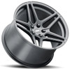18x10.5 ESR RF15 Matte Graphite 5x120 22mm (Rotary Forged) 
