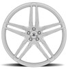 (Clearance - No Returns) 19x9.5 Asanti ABL-12 Brushed Silver 5x120 40mm