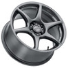 (Clearance - No Returns) 17x9.5 Kansei Tandem Gloss Gunmetal 5x4.5/114.3 12mm