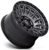 17x8.5 Fuel Off-Road Cycle Matte Gunmetal w/ Black Ring D835 5x130 30mm