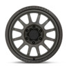 (Clearance - No Returns) 18x9.5 Black Rhino Rapid Matte Brushed Gunmetal (Rotary Forged) 5x5/127 -18mm-1700159087