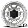17x9 Reika R40 Trooper Machined Clear (Flow Formed) 6x5.5/139.7 -12mm