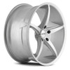 20x8.5 Touren TR70 Silver w/ Milled Spokes 5x4.5/114.3 35mm