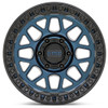 18x8.5 KMC KM549 GRS Midnight Blue w/ Gloss Black Lip 8x6.5/165 0mm