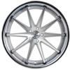 22x11 Rohana RFC10 Silver Machined w/ Chrome Stainless Steel Lip (Flow Formed) (Deep Concave) 5x115 15mm