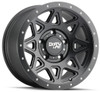 16x8 Dirty Life 9305 Theory Matte Black w/ Simulated Beadlock Black Ring 6x120 0mm-1700165493