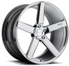 20x8.5 Niche Milan Chrome M132 5x120 35mm
