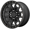 16x8 KMC KM718 Summit Satin Black 6x120 0mm