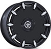 24x9 DUB DC271 Cheef Gloss Black Milled 5x115 5x120 38mm