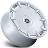 26x10 DUB DC271 Cheef Silver Machined 6x135 6x5.5/139.7 30mm