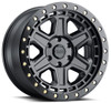(Clearance - No Returns) 17x9 Black Rhino Reno Matte Black w/ Brass Bolts 5x5.5/139.7 0mm