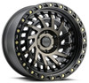 17x9 Black Rhino Shredder Matte Black w/ Machined Dark Tint (Rotary Forged) 5x5/127 -18mm