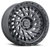 17x9 Black Rhino Shredder Matte Gunmetal w/ Black Lip Edge (Rotary Forged) 6x5.5/139.7 0mm
