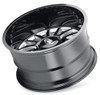 22x10 Cali Off-Road Summit 9110 Gloss Black w/ Milled Spokes 6x5.5/139.7 0mm