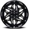 20x10 American Truxx AT1914 Euphoria Gloss Black Milled 6x5.5/139.7 -19mm