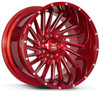 20x12 Force Off-Road F38 Candy Red Milled (* May Require Trimming) 5x5/127 5x5.5/139.7 -44mm