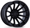 24x12 Fuel Off-Road Burn Matte Black w/ Gloss Black Lip FC403 (* May Require Trimming) 6x5.5/139.7 -44mm