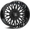 22x12 AXE Offroad Kratos Gloss BlackÃ‚Â (* May Require Trimming) 8x180 -44mm