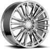 22x9 OE Concepts Replica Cadillac V Chrome C36 6x5.5/139.7 28mm