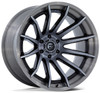 22x10 Fuel Off-Road Burn Gloss Black Brushed Dark Tint FC403 5x5/127 -18mm