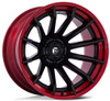 20x10 Fuel Off-Road Burn Matte Black w/ Candy Red Lip FC403 6x5.5/139.7 -18mm