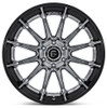 22x10 Fuel Off-Road Burn Chrome w/ Gloss Black Lip FC403 6x5.5/139.7 -18mm