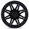 24x12 Fuel Off-Road Brawl Matte Black w/ Gloss Black Lip FC401 (* May Require Trimming) 6x5.5/139.7 -44mm