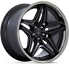 20x9 Asanti ABL-46 Satin Black w/ DDT Lip  5x120 15mm