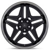 20x9 Asanti ABL-46 Satin Black w/ DDT Lip  5x120 15mm