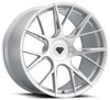 19x10 Blaque Diamond BD-F18 Brushed Silver (Flow Forged) 5x112 42mm