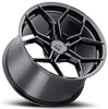 22x10.5 Blaque Diamond BD-F25 Gloss Black (Flow Forged) 5x112 30mm