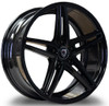 18x8 Marquee M8571 Gloss Black 5x115 15mm