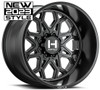 22x12 Hostile H132 Anvil Asphalt (8 Lug) (* May Require Trimming) 8x170 -44mm