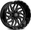 22X10 TIS Off-Road 544BM Gloss Black Milled  8x180 10mm