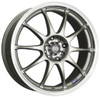 18x7.5 Enkei J10 Silver w/ Machined Lip 4x100 5x4.25/108 42mm