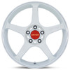 18X9.5 Motegi MR159 Matsuri White Pearl w/ Machined Lip Stripe 5x120 35mm