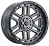 20x10 Weld Off-Road Crux W221 Satin Gunmetal w/ Satin Black Lip (Rotary Forged) 6x135 6x5.5/139.7 -18mm